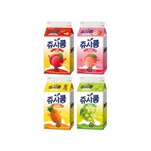 빙그레 쥬시쿨 자두 복숭아 파인애플 청포도 도매 업소 450ml x 28, 쥬시쿨 파인애플 450ml x 28