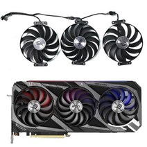 3pcs 95mm CF1010U12S 그래픽 카드 팬 교체 AS Rog Strix RTX 3060 3070 3080 Ti 3090 게임 GPU 쿨러 6700, 03 은