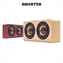 정확도 한국어 지원 다기능 MP3 AUX 충전식 블루투스 v5.0 스피커 l 케이블 포함, 브라운 STBT-WS100