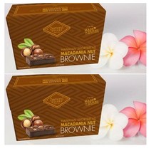 Hawaiian Shortbread Macadamia Nut Cookies Brownie 하와이안 마카다미아 넛 브라우니 쿠키 4oz(113g) 2팩, 1개