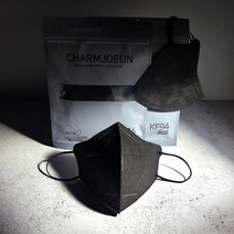 참조은 국산 쉴드핏 올컬러 KF94 와이드 새부리형 마스크 50매, 대형, 블랙, 10개, 5개입