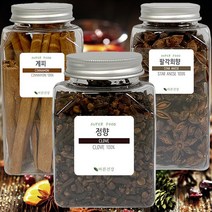뱅쇼 만들기 시나몬스틱80g 정향120g 팔각회향100g 뱅쇼재료 키트 (용기형), 2세트, 300g