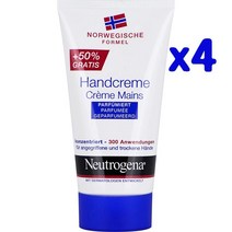 뉴트로지나 농축 핸드크림 극건성 75ml x4개