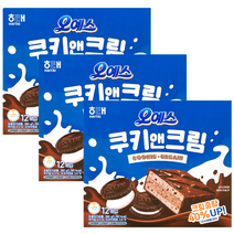 오예스 쿠키앤크림, 360g, 3개