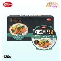애묘비책 반려묘 고양이 습식 화식 사료 오리고기 연어 120g, 1박스 6개