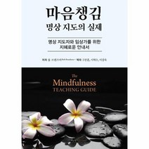 마음챙김 명상 지도의 실제 명상 지도자와 임상가를 위한 지혜로운 안내서, 상품명