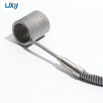 LJXH 20mm 전기 핫 러너 나선형 코일 노즐 밴드 히터 K 열전대 3x3 단면, 220V_500W 20x30mm(IDxL)