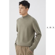 가을 겨울 반폴라 스웨터 남 루즈핏 트렌드 니트 도톰 기모 레깅스