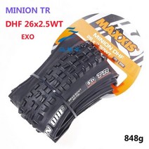 MAXXIS-미니언 DHR/DHF 튜브리스 TR EXO 자전거 타이어 26X2.2/2.35 27.5*2.4/29x2.2/2.35/2.5 AM/DH MTB, 07 DHF 26x2.5WT Black
