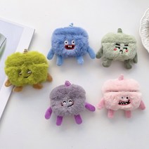 사은품/에어팟 프로 3세대 2세대 1세대 도깨비 캐릭터 모양 보드라운 털 퍼 귀여운 디자인 실리콘 케이스, SY_A314 에어팟3세대, 올리브도깨비