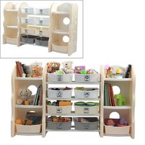 쿠쿠토이즈 센스굿 정리함 요술봉비눗방울 쥬쥬요술봉, 센스굿정리함4(책장+4단정리함+책장)