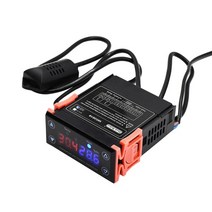 온습도계 AC 110V 220V 12V 24V 디지털 온도 습도 컨트롤러 온도계 습도계 인큐베이터 제습기 온도 조절기 습도 조절기, 터치 패널