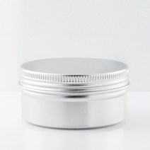[더위치]80ml 실버틴케이스 300개 박스 도매가 알루미늄용기 크림 캔들 립밤용기