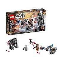 레고 LEGO 스타워즈: 라스트 제다이 스키 스피더 대 퍼스트 오더 워커 마이크로파이터 75195 키트(216피스)