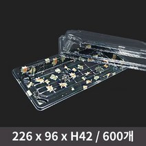일회용 식품포장 초밥용기 WL-01 단풍 세트 1박스(600개), 단품, 단품