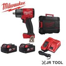 밀워키 M18 FUEL 미드토크 렌치II_1/2인치 M18 FMTIW2F12-502X 배터리2개 충전기 케이스포함