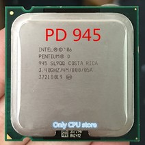파워딜 인텔 펜티엄 D 945 4M 캐시 GHz 3.40 MHz LGA 800 P 775 cpu 용 PD 950 데스크탑 CPU, 한개옵션0