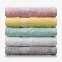 송월타월아날도바시니 프라임무지 순면세면타월 40*75, 색상-노랑