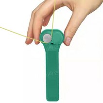 프로펠러 장난감 핸드 헬드 스포츠 재미 전기 로프 장난감 키덜트 플라잉 완구, 오리지널 녹색