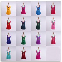 봉봉러브 색동 한복앞치마 원형자수 명절선물 외국인선물(174), 초록색