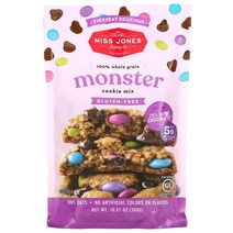 Miss Jones Baking Co 100% 통곡물 몬스터 쿠키 믹스 300g(10.57oz) 3팩