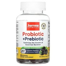 메딕몰 Jarrow Formulas Probiotic + Prebiotic Blackberry 2 Billion 50 Gummies, 50 개, 50개