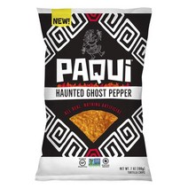 파퀴 토르티야 칩 198g 글루텐 프리, 헌티드 고스트 페퍼(Haunted Ghost Pepper), 1개