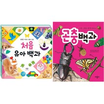 애플비북스 생생한 사진과 그림이 있는 처음 유아 백과 + 곤충 모형과 함께 배우는 곤충백과 [전2권]
