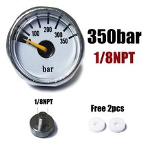 co2레귤레이터 분배기 레귤레이터 이탄 미니 게이지 Manometre 25mm 1 인치 핸드 펌프 밸브 액세서리 레귤, 15 350bar 1-8npt