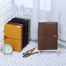 2023 초콜릿 6공 다이어리 가죽 다꾸 시스템 DIARY, 상품선택, 캬라멜초코