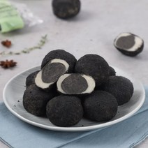 [떡미당] 우리쌀로 만든 흑임자 오메기떡 600g(10개) x 2봉