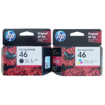 HP No.46 DeskJet 2520hc 2529 4729 프리미엄정품잉크, 정품잉크 세트, 1개