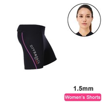 웻슈트 서핑 잠수복 스킨스쿠버 슈트남성 잠수복 탑 자켓 2mm 또는 3mm 1.5mm 네오프렌 긴팔 셔츠 바지 민, 13 1.5mm Women Shorts_01 XS