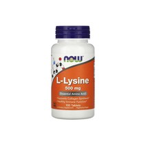 나우푸드 엘 라이신 500mg 100정 리신 L Lysine, 1개, 기본