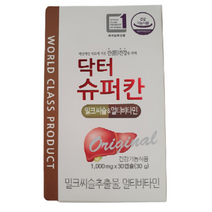 닥터 슈퍼칸 밀크씨슬 멀티 비타민 간편 간 건강 기능 항산화 에너지 세포 보호 피로 피곤 개선 도움 밀크시슬 실리마린 추출물 비타민 B C E 함유 직장인 성인 남성 여성 추천, 6개, 30캡슐