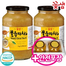 꽃샘 꿀 유자차 S, 2kg, 1개