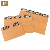 우드 가로형 메뉴판 클립 보드 카페 빌지 영수증 정리 홀더 서류 보드판 종이 받침대 바인더 철 2단 3단 4단, 제품선택, 2클립