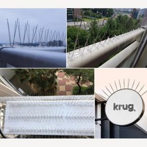 베란다 실외기 비둘기 쫓는기구 퇴치기 찌르기 새, 비둘기 퇴치 버드스파이크+실리콘 양면테이프3M 1개