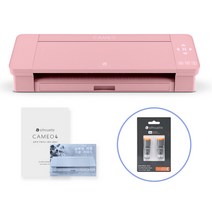 실루엣 카메오 4 실루엣 마스터 교재 및 온라인 강좌/케이크토퍼 스텐실 스티커/이스프리 직판 상품 크래프트날 무료 증정, 핑크