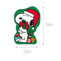 [크리스마스스누피캐릭터] 위니비니 피너츠 스누피 틴케이스세트 (크리스마스) 스누피 캐릭터구미(120g), 1개