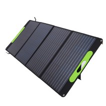 ETFE PV 휴대용 접이식 태양 전지 패널 단결정 하이킹 캠핑용 시스템 키트 60W 100W 120W 5V USB 12V, [03] 120W PANEL