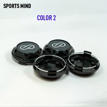휠캡 ENKEI 엠 블 럼 로고에 대 한 4 개/몫 68MM 자동차 휠 센터 허브 모자 크롬/블랙 스타일링 액세서리, 02 COLOR 2