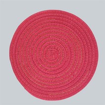 라운드 짠 북유럽 스타일 미끄럼 방지 플레이스 매트 코스터 단열 패딩 머그 컵 테이블 매트 홈 장식 냅킨 주방 액세서리 276, 2cd-51009-002, 18cm