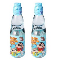 일본 라무네 짱구 신짱 사이다 소다맛 200ml 2병 구슬사이다, 일본 라무네 신짱 사이다 소다맛 200ml 2병