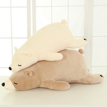 허니버블 순잠 애착인형 곰돌이 북극곰 베어 바디필로우 설맞이 새해선물 2023신상, 브라운