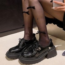 어썸클로젯 라우더 버터플라이 라운드 통굽 로퍼