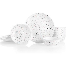 코렐 6인 세트 18pcs 테라조 로사 Corelle Terrazzo Rosa, 로사 rosa