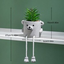 장식 행잉 플렌트 꾸미기 플렌테리어 화분 Artificial Plants Fake Succulents Simulation Desk Potted Han, 3D