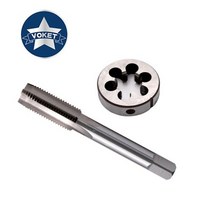 GULING HSS 2pcs 미터 나사 핸드 탭 및 다이 세트 정장 M14 M15 M16, M17+2.0