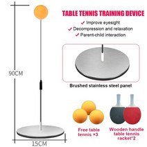 탁구 연습 기계 ping pong trainer pingpong ball table tennis set table tennis trainer ball machine padel, c